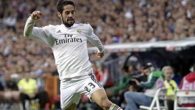 Gelandang Real Madrid, Isco.