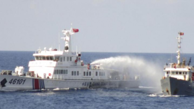 Kapal Penjaga Pantai China.