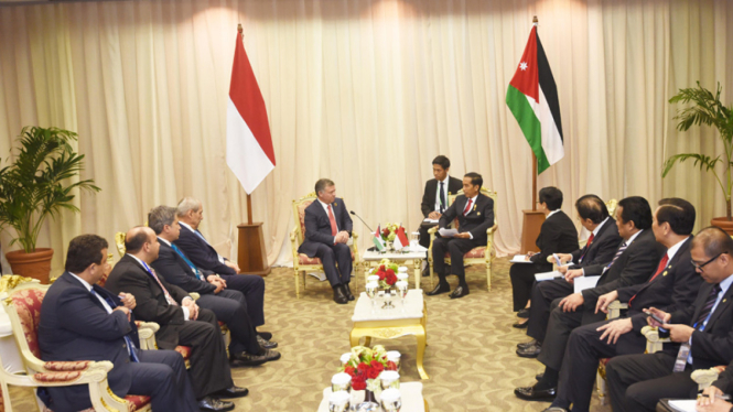 Presiden Joko Widodo dan Raja Yordania Abdullah II