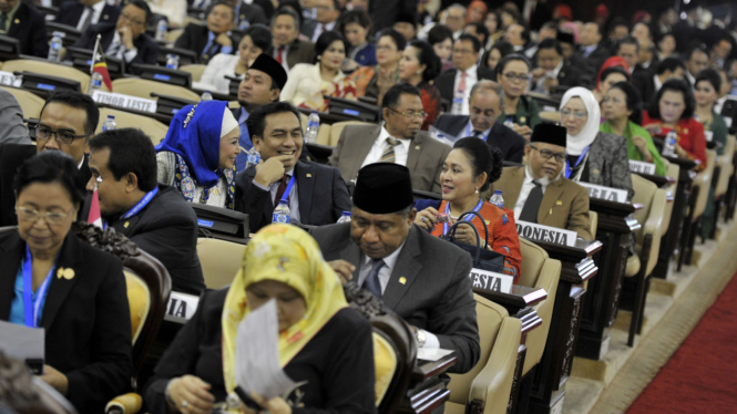Presiden Jokowi Buka Konfrensi Parlemen Asia Afrika