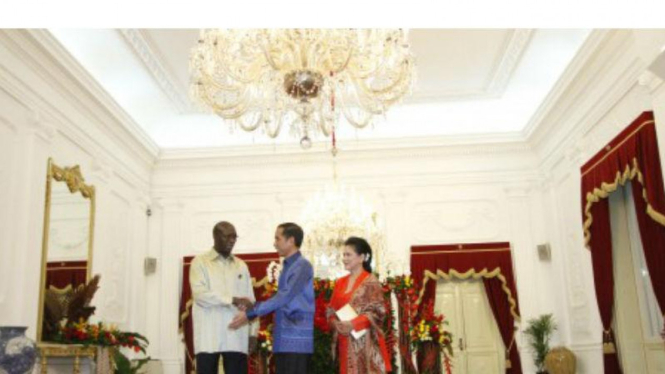 Presiden Joko Widodo dan Presiden Rwanda Paul Kagame 