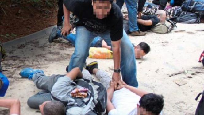 Penangkapan terduga militan ISIS di Malaysia/Ilustrasi.