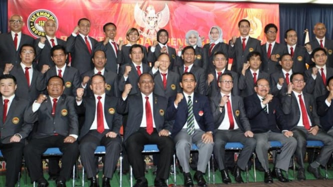 Pengurus baru Taekwondo Indonesia 