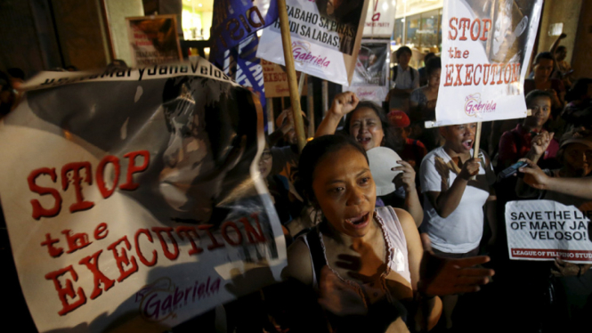 warga filipina rayakan penundaan hukuman mati mary jane