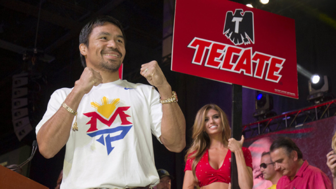 Manny Pacquiao Temui Penggemar di Las Vegas