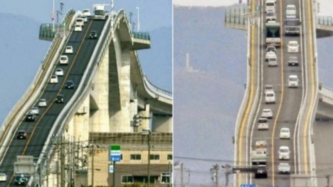 Eshima Ohashi Bridge.