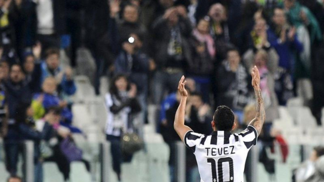 Penyerang Juventus, Carlos Tevez
