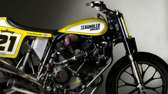 Ducati Scrambler balap.