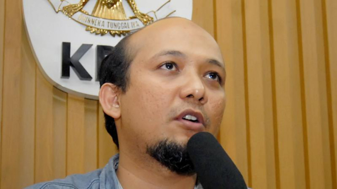 Penyidik KPK Novel Bawesdan saat di KPK