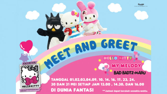 Meet and greet bersama Hello Kitty 