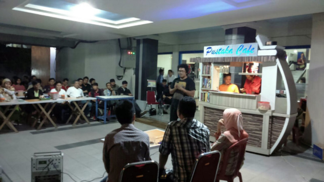 Suasana di Pustaka Cafe, Pontianak