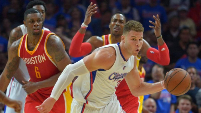 Pemain Los Angeles Clippers, Blake Griffin, melawan Houston Rockets