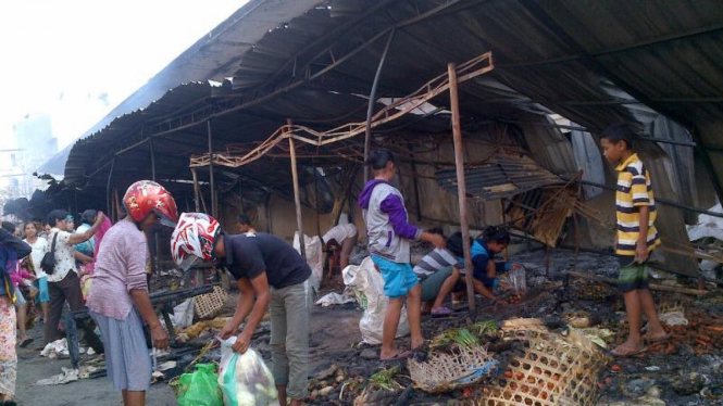 Pedagang Pasar Johar Semarang