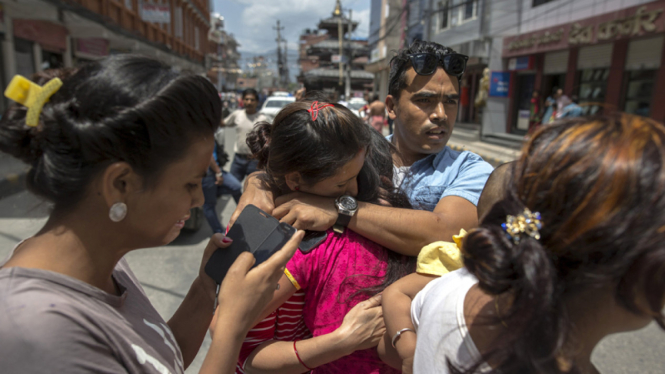 nepal kembali diguncang gempa