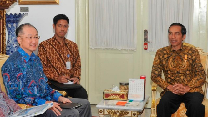 Presiden Jokowi dan Presiden Bank Dunia Jim Young Kim