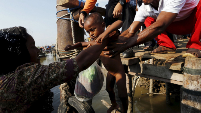 Potret Pengungsi Rohingya di Pengungsian