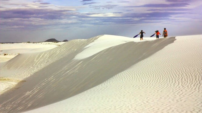 Gurun Pasir Putih di New Mexico, Amerika Serikat
