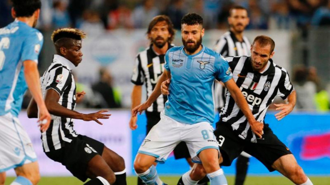 Juventus melawan Lazio di final Coppa Italia