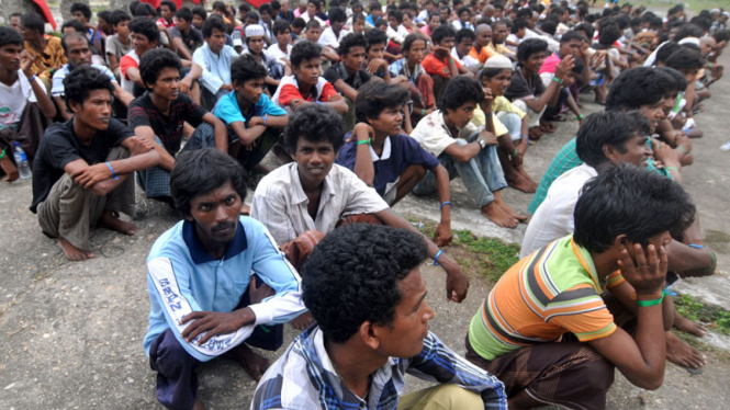 anak pengungsi rohingya