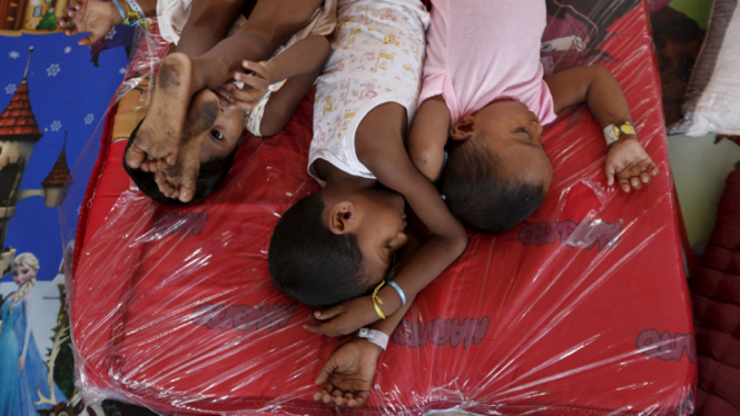 anak-anak pengungsi rohingya di kuala langsa