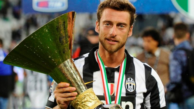 Claudio Marchisio saat membela Juventus