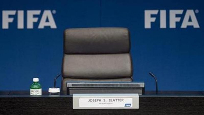 Kursi presiden FIFA milik Sepp Blatter