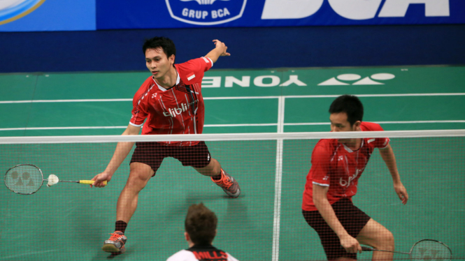 Mohammad Ahsan dan Hendra Setiawan Menang