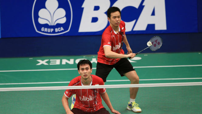 Mohammad Ahsan dan Hendra Setiawan Menang