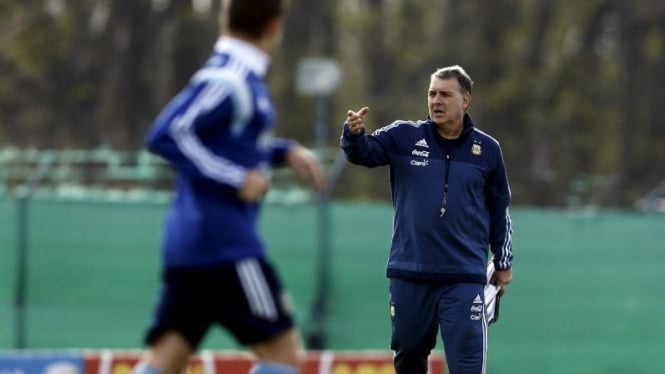 Pelatih Timnas Argentina, Gerardo Martino.