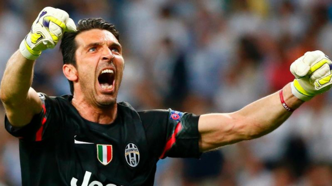 Penjaga gawang Juventus, Gianluigi Buffon