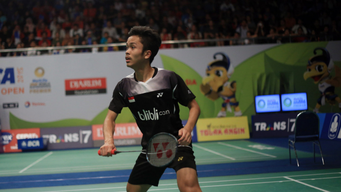 Pebulutangkis Indonesia Anthony Ginting Gagal ke Semifinal