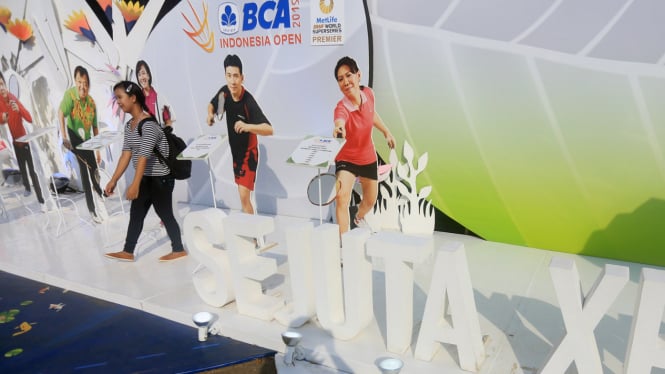 Suasana di Luar Indonesia Open 2015