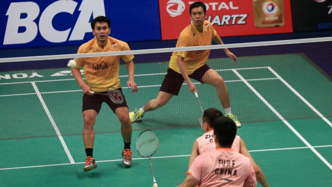 Ganda putra Indonesia Mohammad Ahsan Hendra Setiawan Gagal ke Final