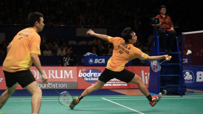 Ganda putra Indonesia Mohammad Ahsan Hendra Setiawan Gagal ke Final