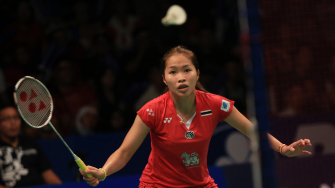 Pebulutangkis Putri Thailand  Ratchanok Intanon Juarai Indonesia Open 2015