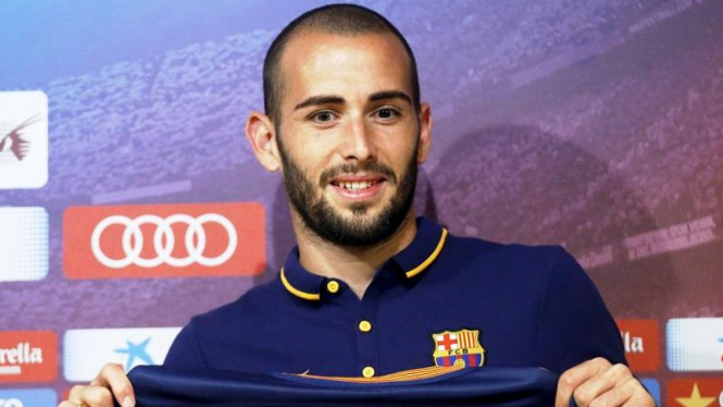 Bintang muda Barcelona, Aleix Vidal. 