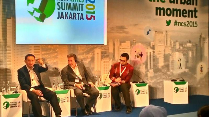 Gubernur DKI Jakarta Basuki T Purnama di New Cities Summit
