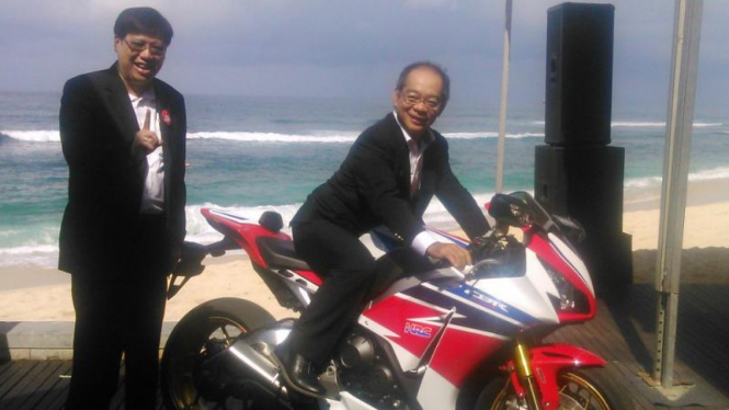 Peluncuran moge anyar Honda di Bali.