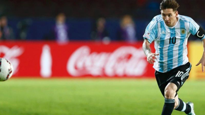 Kapten Timnas Argentina, Lionel Messi.