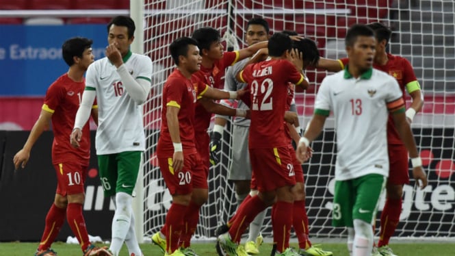 Indonesia kalah 0-5 dari Vietnam