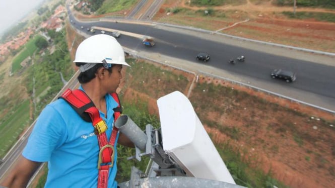 XL Pasang 170 BTS di Sepanjang Tol Cikopo-Palimanan