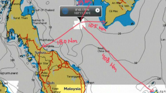 Lokasi pembajakan kapal tanker Malaysia, MT Orkim Harmony 
