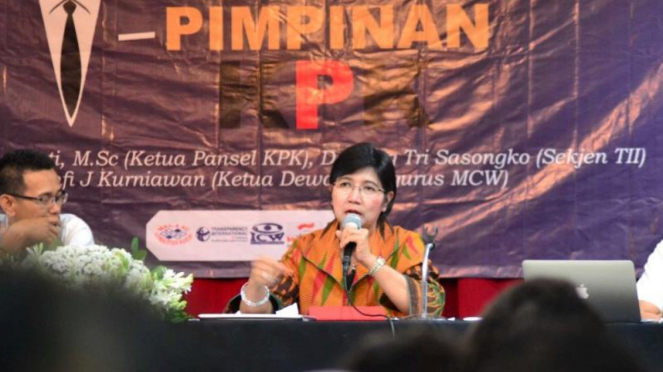 Ketua Pansel KPK Destri Damayanti di Malang
