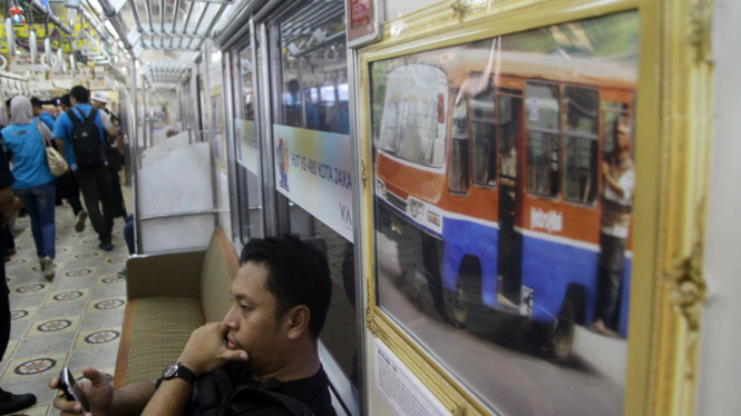 Gerbong Kereta Tematik Sambut HUT Ke-488 Jakarta