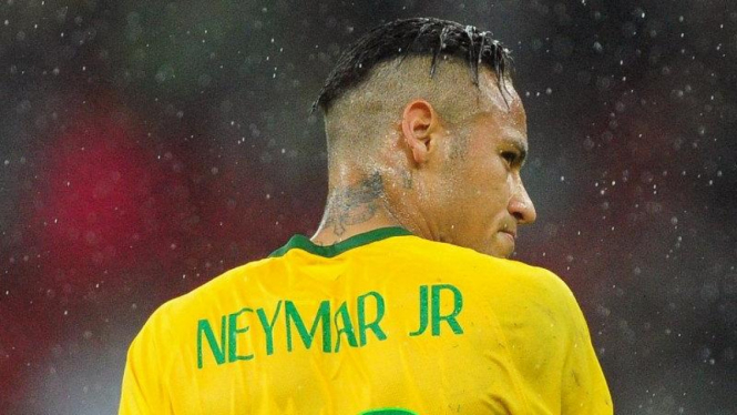 Pemain timnas Brasil, Neymar.
