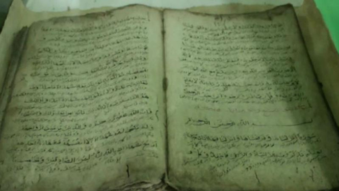 Al Quran kuno di Situ Cangkuang