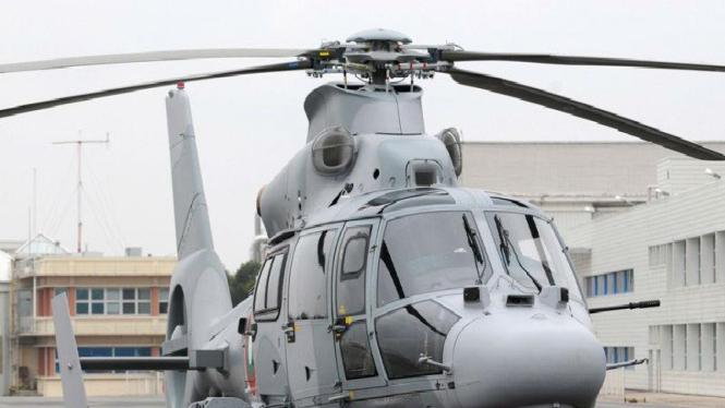 helikopter jenis AS-565 Mbe Sea Panther buatan Prancis