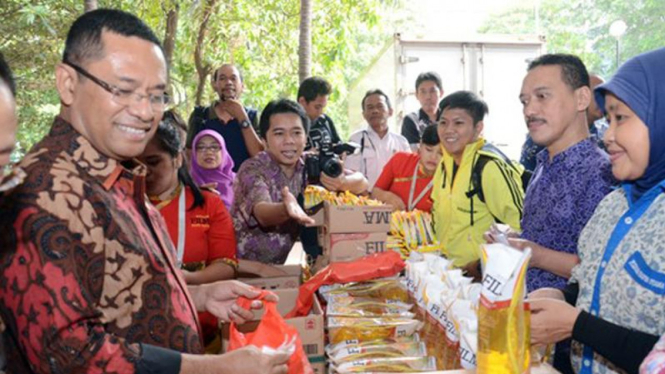 Bazar Lebaran di Kantor Kementerian Perindustrian.