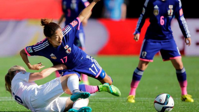 Jepang lawan Inggris di semifinal Piala Dunia Wanita 2015