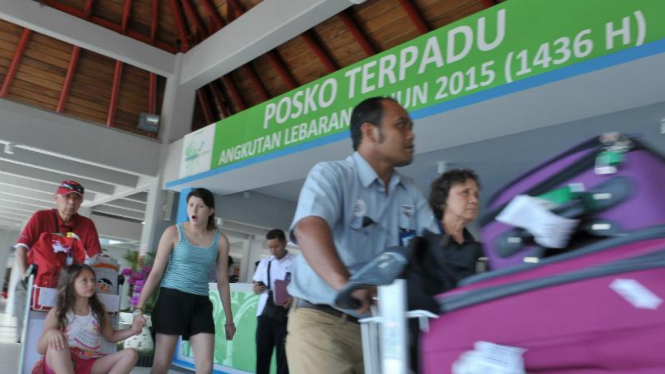Posko Lebaran di Bandara Ngurah Rai